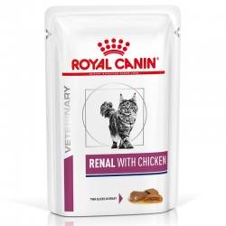 Royal Canin VD Feline Renal with Chicken kurczak saszetki 85g